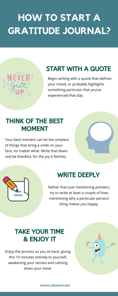 start a gratitude journal