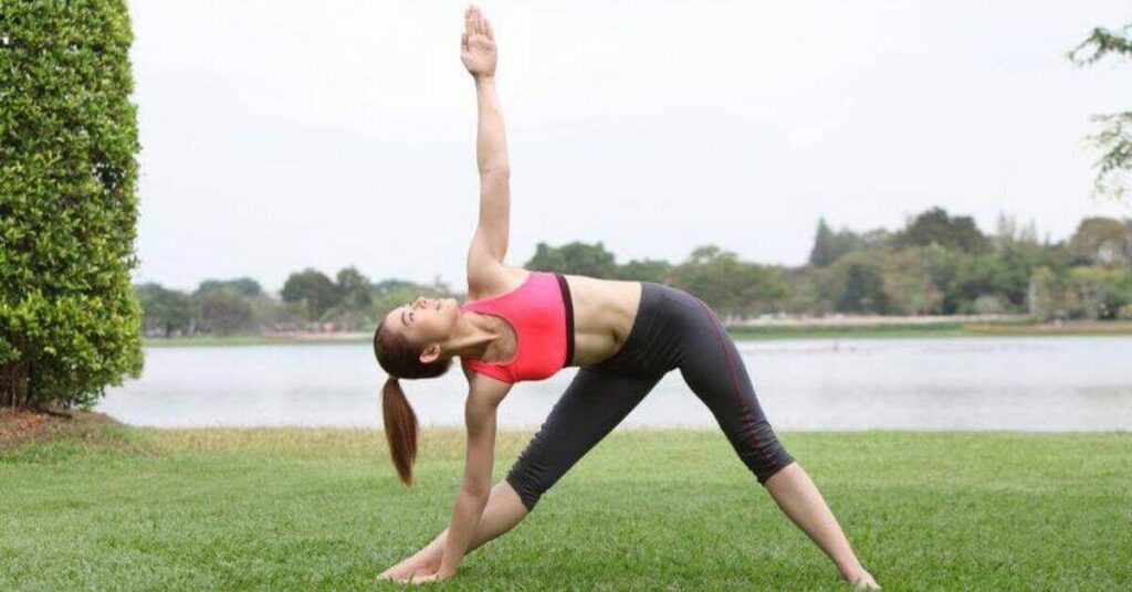 The 10 Best Yoga Poses for Back Pain 106 trikonasana