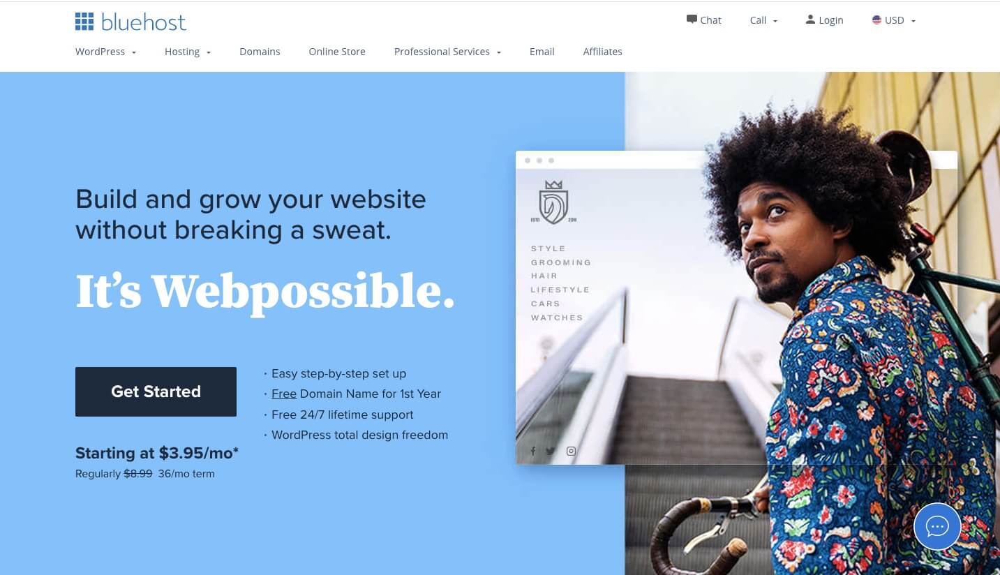 How to Start Your Blog - Step By Step 112 bluehost
